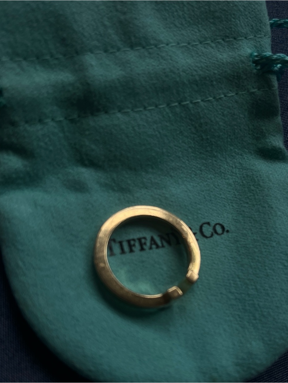 Classic open T ring Tiffany’s gently used - Picture 5 of 14